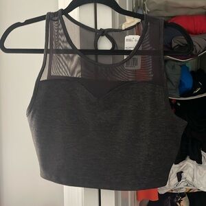 mesh crop top